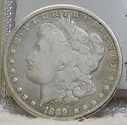 1889 Morgan Dol  circ