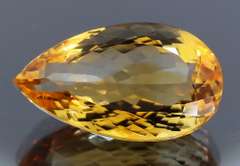 Vibrant!  24.03ct Golden orange unheated Citrine