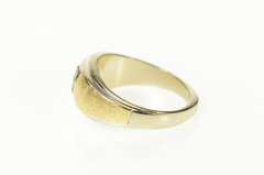 14K White Gold Ornate 1960's Men's Diamond Wedding Ring