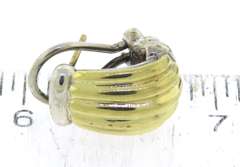 Lagos Caviar 2 Tone Earrings