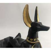 Win Holder Egyptian Anubis Jackal Bronze Sculpture