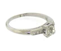 Sparkling Platinum Diamond Engagement Ring