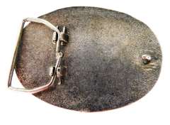 Ornate Steel Belt Buckle