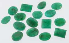 Huge 258.5ct 16 piece Emerald parcel