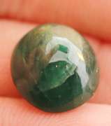 Amazing 7.33ct bi-color Grandidierite cabochon