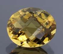 Exciting 3.88ct glittering checker top Citrine