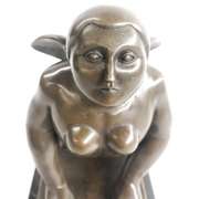 Greek Sphinx Bronze Sculpture