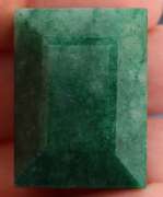 Large 115ct emerald cut forest green Emerald
