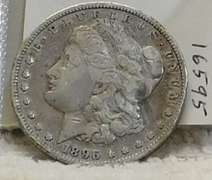 1896-O Morgan Dol hard date, circ, orig.