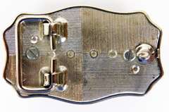 Southwest Belt Buckle with Cat's Eye Stone