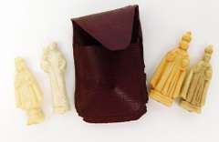 Vintage Traveling Icon Saints with Pouch