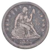 1842-O Seated Liberty Quarter