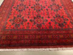 EXQUISITE AFGHAN RUG 6'.7"X9'.9"