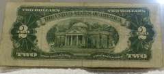 1928-G $2. US Note Red Seal circ, first yr of issue for sm size