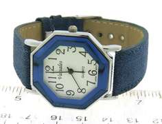 Varsales Denim Octagon wrist Watch