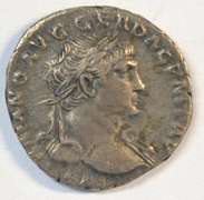 Very scarce Trajan Roman Silver Denarius. 98-117 AD. Nice