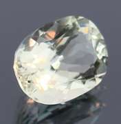 Excellent 4.86ct platinum green Amethyst
