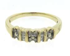 Favorite Yellow Gold Baguette and Round Diamond ring