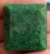 Large 138.5ct emerald cut forest green Emerald