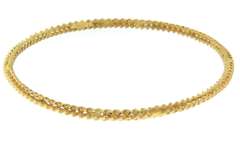 Romantic 3 Matching Textured Bangle Bracelets