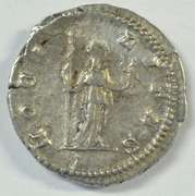 Scarce Near Mint Geta Roman silver Denarius, 209-212 AD