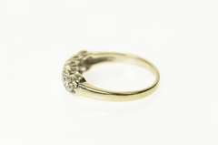 14K White Gold Cubic Zirconia Classic Wedding Band Ring