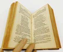 Early 1800's Sheridan's Dramatic Works Miniature Book
