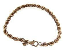 Sterling Silver Rope Chain Bracelet