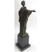 Art Nouveau Nude Woman Awakening Bronze Sculpture