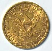 Very scarce 1895-S US $5 Liberty Gold Piece. Nice