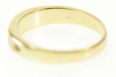 14K Yellow Gold Men's Classic Diamond Simple Wedding Band Ring