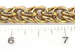 Noticeable Double-Link Bracelet in 14KT Yellow Gold