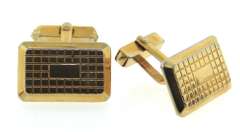 Costume 3 Pairs of GF Cufflinks, Tie Clip and Chain