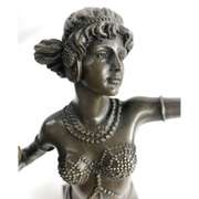 Young Woman Bronze Sculpture