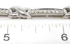 Flashy 2.10CTW Diamond Bracelet in 14KT White Gold