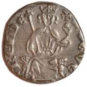 1324-1359 Crusader States Cyprus Silver  Gros Grand