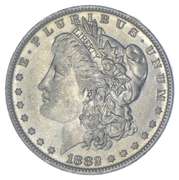 1882-O/S Morgan Silver Dollar
