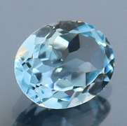 Simply stunning 3.75ct 10.9x8.9mm vivid sky blue Topaz