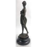 Nude Woman Bronze Sculpture