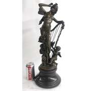 Butterfly Angel Nymph Fairy Bronze Sculpture