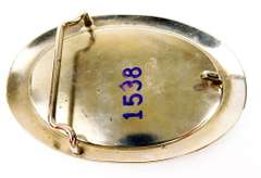 Big Ornate Horse Belt Buckle