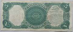 $ 5 1907 Axeman US Note