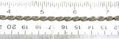 Italian Sterling Silver Rope Chain Necklace