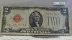 1928-G $2. US Note Red Seal circ, first yr of issue for sm size