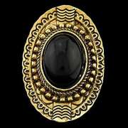 FASHION BLACK STONE RING