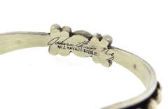 Vintage Sterling Silver Signed Cuff Bangle