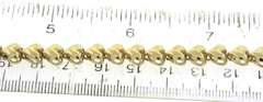 Powerful Yellow Gold Puffed Heart Bracelet