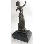 Young Woman Bronze Sculpture