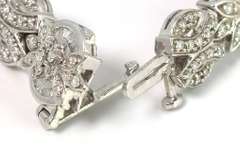 Glittering 2.53CTW Diamond Bracelet in 14KT White Gold