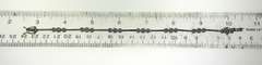 Sterling Silver CZ Stations Bracelet
